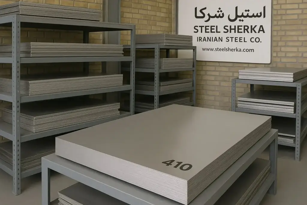 ورق استیل 410