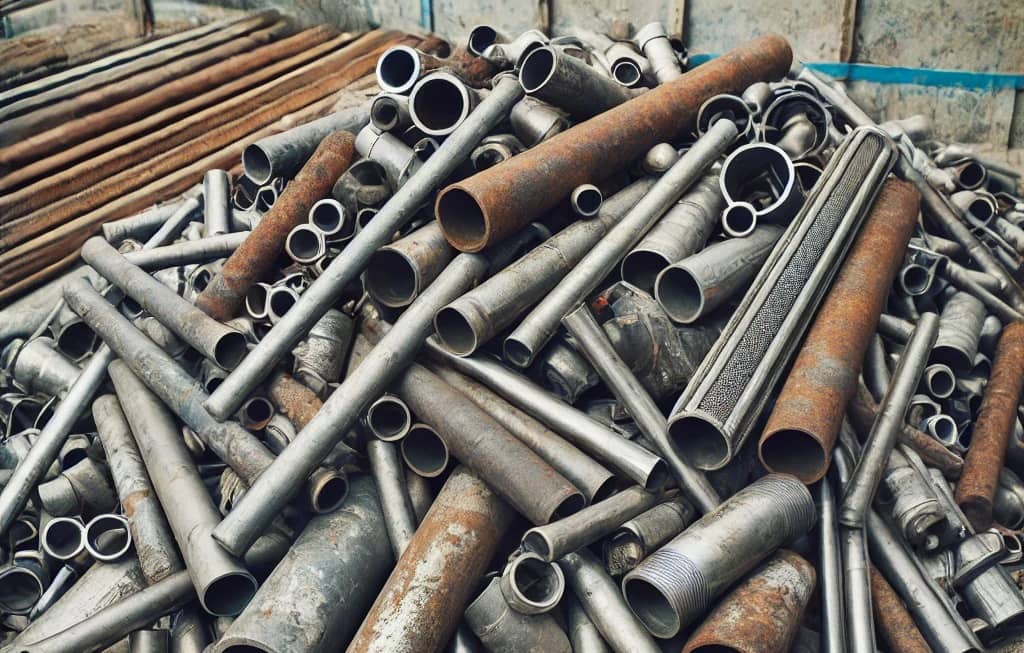 ضایعات لوله استیل